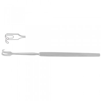 Wound Retractor 2 Blunt Prongs - Small Curve Stainless Steel, 16.5 cm - 6 1/2" Width 4.2 mm